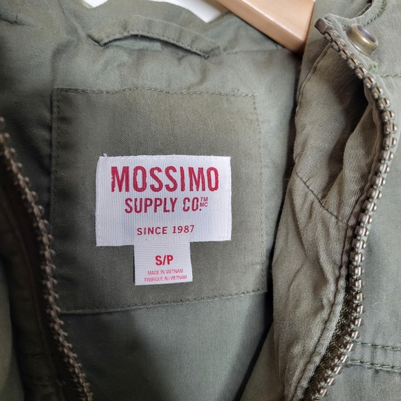 Khaki Cinched Waist Parka Jacket - Picture 5 of 11